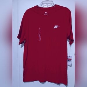 Nike Men's Bold Red Short Sleeve Tee
